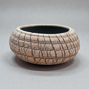 Textured Ceramic Bowl – Wheel Thrown
