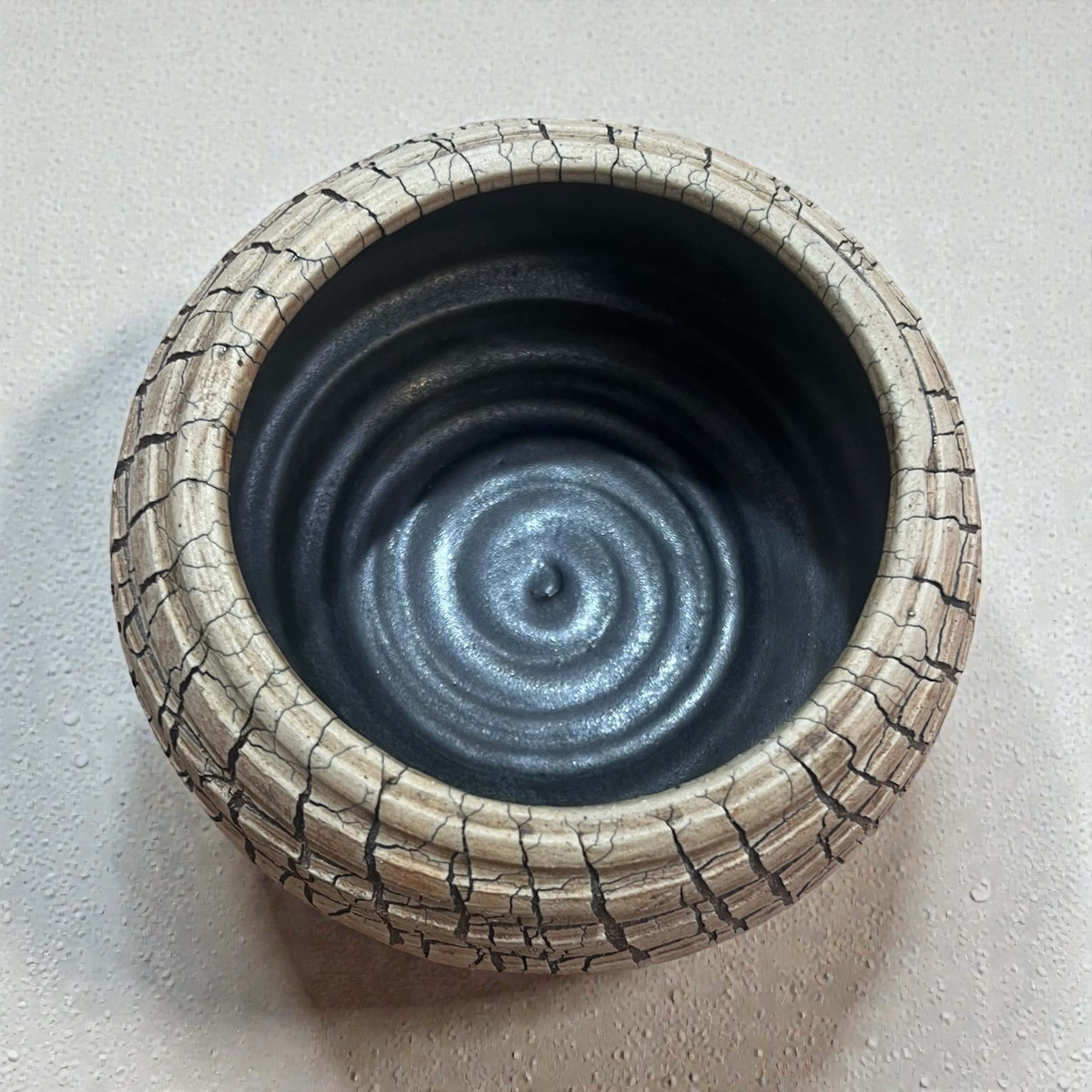 Textured Ceramic Bowl – Wheel Thrown - Image 3