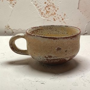 Handmade Shino Stoneware Coffee Cup — 250ml