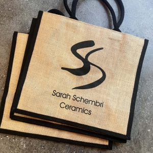 Sarah Schembri Ceramics Jute Market Bag – Reusable Tote