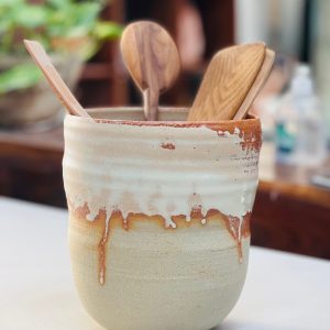 Handmade Ceramic Large Vase – Wheel Thrown Stoneware Pottery by Sarah Schembri